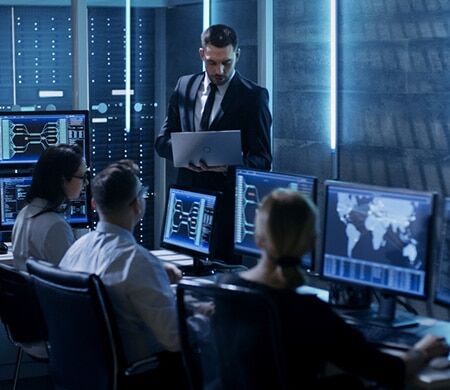 cyber security center in action